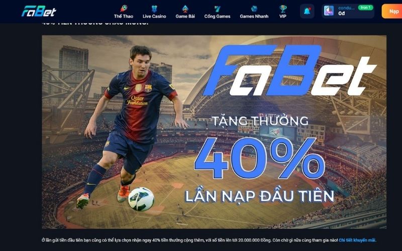 Khuyến mãi nạp lần 2 tại kèo nhà cái Fabet
